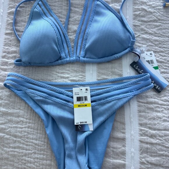 Isabella Rose Ribbed Bikini - Picture 1 of 1